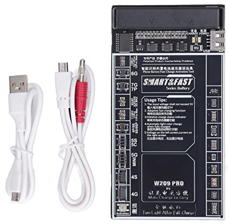 Vistreck Placa de Activación de Carga Rápida Batería con Pantalla LED e Identificación Inteligente para Reparación Teléfonos