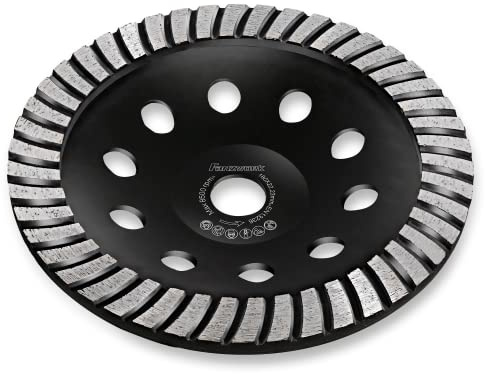 FANZTOOL Diamantschleiftopf 180 mm P-Modell für Beton und große Flächen, universell einsetzbare Diamantscheibe für Schleifmaschinen