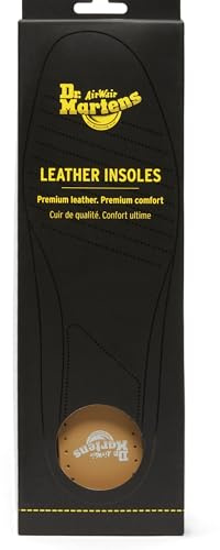 Dr. Martens Semelle intérieure en cuir unisexe pour adulte, 12 Women/11 Men