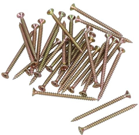 Countersunk Multi Purpose Chipboard Wood Timber Screws 70mm Long 25pc