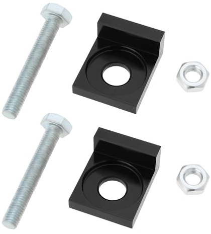 ECSiNG 2 Pz 12mm Foro Dia Moto Tenditore Catena Tenditore CNC Tenditore Per Dirt Motor Bike Moto 50cc 70cc 90cc 110cc 125cc Nero