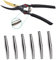 HoAhaMay 6-teiligGartenschere Federersatz, Metall Spiralfeder Ersatzteile, Gartenschere Federersatz, Gartenschere Feder Teile Schneckenhülle, Gartenschere Feder Universal Ersatz Feder (6cm/7cm/8cm)