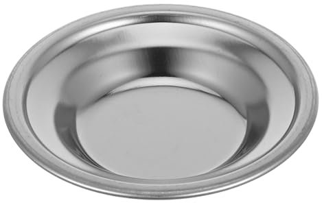 CHICAMPERA Soporte Para Bolsitas De Té De Inoxidable Plato Organizador Redondo Antideslizante y Resistente Para Hogar Oficina y Restaurantes