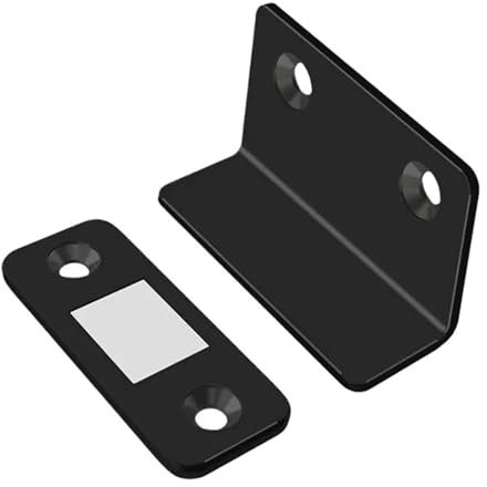 Cierrapuertas magnético, cierrapuertas fuerte, pestillo magnético, imán for muebles, armarios, armarios, pestillo súper autoadhesivo(schwarz)