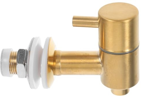 VALICLUD Edelstahl Getränkespender Wasserhahn Ersatz Auslaufventil für 16 24mm Loch Rostfrei Kompatibel mit Wasserspendern für Zuhause Büro und Geschäft