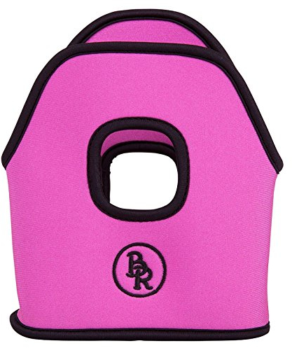 BR Bügelhüllen Bügelschützer Steigbügelschützer Neopren 12 cm pro Paar (pink)