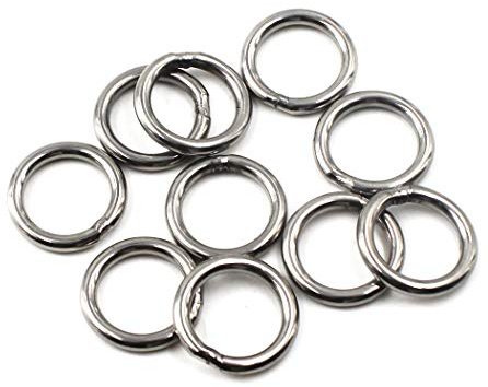 4x40mm O Ringe 304 Edelstahl geschweißt Ringe (20 Stück)