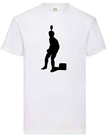 Tipp Kicker Figur Männer T-Shirt Weiß L - shirt84.de