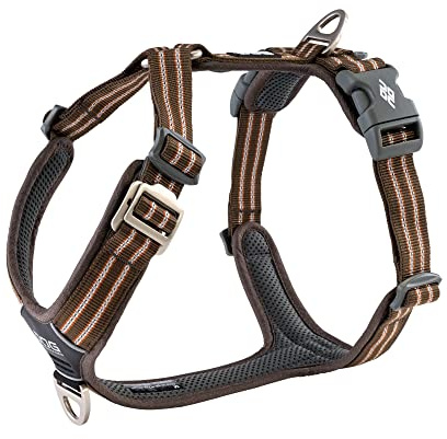 DOG Copenhagen Hundegeschirr - Comfort Walk Air Version 2 - Brustgeschirre für Hunde, Mocca, XS