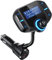 Hiboom Fm Transmitter Compatible with Bluetooth 5.0, Wireless Car Radio Adapter, Handsfree Phone Kit with 1.7 Inch Display, Pd3.0 Type C 20w + Qc3.0 Fast Adapter Music Player Supports Tf Card Aux Port