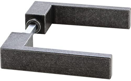 HALCÖ Drückerpaar LECH - Ansatz 18 mm, schwarz lackiert