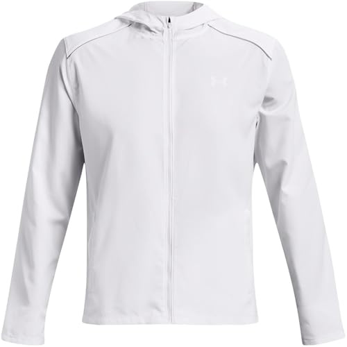 Under Armour Hommes Storm Run Hooded Jacket Vêtements De Course Veste Running White - Blanc XL