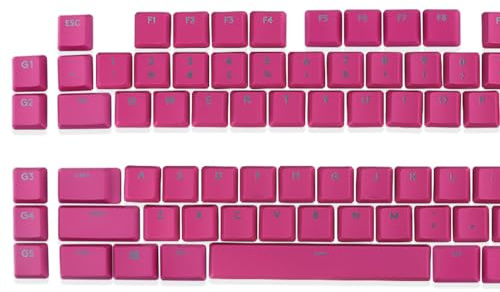 Vollständiger Satz Tastaturtasten Kompatibel für Logitech G813/G815/G913/G915 TKL Tastatur (Rot)