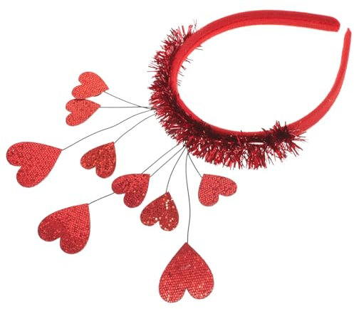 MUSISALY 1stück Herzförmiger Haarreif Für Damen Kopfschmuck-accessoire Für Valentinstag Partys Und Hochzeiten Leicht Vielseitig Und Herzen Design