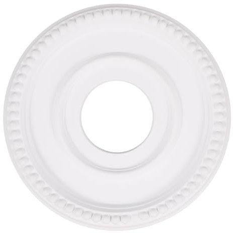 MOLUCKFU Ceiling Fan Light Cover Pu Medallion for Home Lighting Decorative Ceiling Trim Cover for Fan Light Fixtures