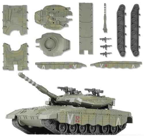 SEBUNAS 1/72 Scala Merkava Military Tank Quick Build Model Israele Stati | Una replica di precisione con squisita verniciatura, un capolavoro da collezione realizzato per adulti adatto ai principianti