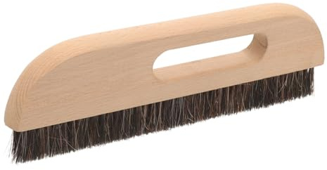 Uonlytech Cepillo Multiusos Alisador De Tapiz De Cerdas De Caballo Mango De Madera Para Pintar y Empapelar