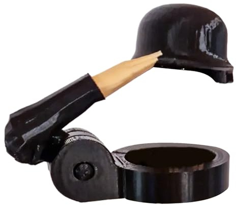 Soldier Salute Bierflaschenhelm, dekorative Bierhelm-Abdeckungen, wiederverwendbar, staubdichter Deckelschutz, sorgt für Hygiene, perfektes Geschenk, 35 g, für Bar, Grill, Veteranen