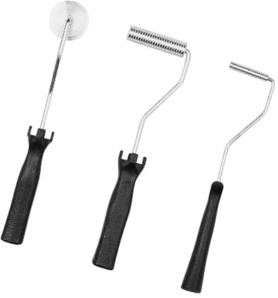 MagiDeal 3 piezas Rodillos laminados de fibra