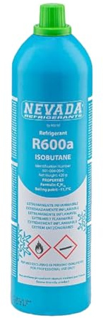 SOS Accessoire Bouteille (recharge) de gaz R600A 750 ML/420 GR pour Réfrigérateur, congélateur TOUTES MARQUES C00089700