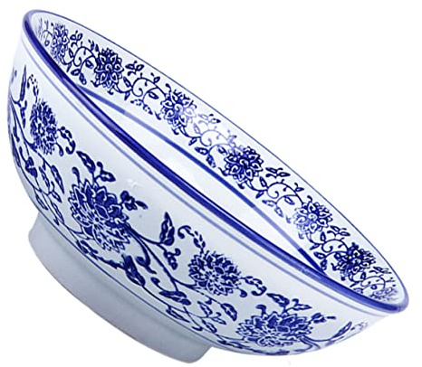 SOLUSTRE Bol Ramen Céramique Vintage Bol à Soupe pour Pâtes Fruits Snacks pour Maison et Restaurant