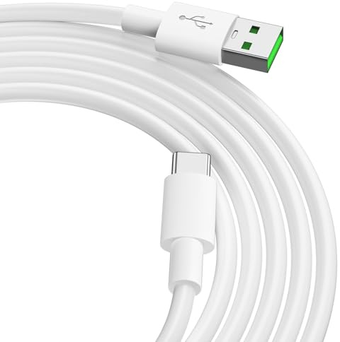 AIAUXAI 80W 1,8M Cavo USB C per OPPO Reno 16 15 Pro Find x9 X8 N6 A5 A6 A40 | 6A Cavo USB Type C Ricarica Rapida per Super-Vooc Ultra per Realme 16 Pro 15 5G P3 14 11 9 per OnePlus 15R 13 13R Nord 5 Pad