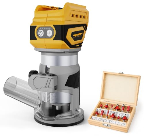 Compact Router Cordless,Compatible with Dewalt 20v Max Battery