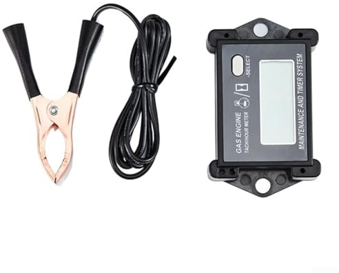 Honseadek Metro multifuncional de RPM para el contador de tiempo digital de la hora de las motocicletas con los recordatorios del mantenimiento del
