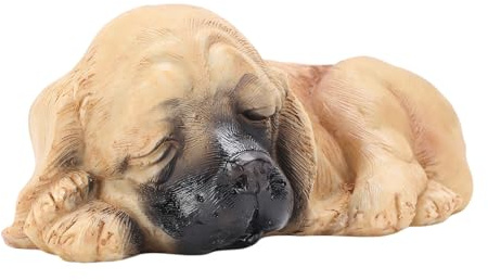 Jectse Ocultador de Llaves de Repuesto, Diseño de Perro de Resina, Escondite Secreto, Soporte para Llaves, Estatua Decorativa de Jardín para Exteriores