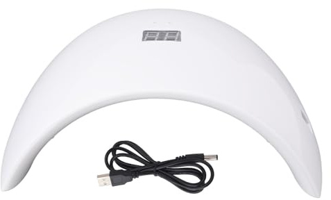 Lampada per unghie a LED, luce professionale per smalto gel, essiccatore per unghie a polimerizzazione rapida con 15 perline LED, lampada per polimerizzazione per unghie USB