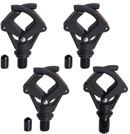 4 Supports de Canne Carpe Universels - Repose-Canne pour Rod Pod et Bankstick - Accessoires de Pêche à la Carpe Haute Qualité pour Piques et Supports