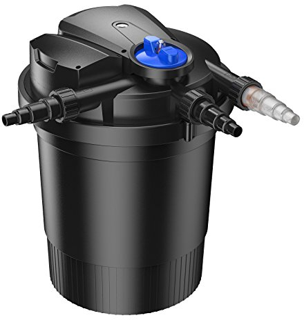 SunSun CPA-10000 Filtro a pressione per laghetto con UVC da 11 W Per laghetti fino a 12.000 litri