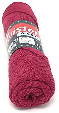 Häkelgarn Twister Curly Nr. 37 bordeaux