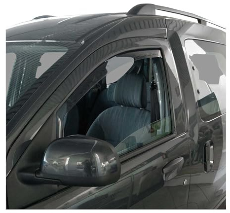 OMAC Windabweiser für Dacia Lodgy Dokker 2012-2022 Acryl Dunkel 2tlg