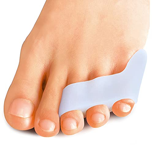 Sumiwish [10x] Zehenspreizer Silikon, Kleiner Zehen Separator & Protektor für überlappende Zehen, Relief Kleiner Zehen Druck und Schmerzen