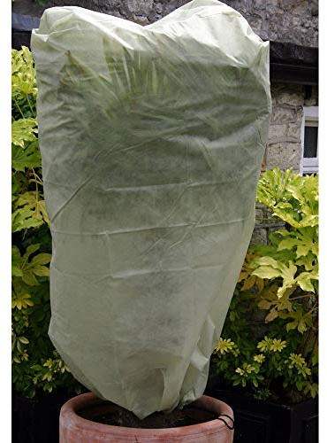Muddy Hands Garden Plant Fleece Blanket Bag Warming Jacket Winter Anti Frost Protection (Pack of 3 Medium)