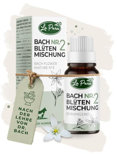 LaPura Bachblüten Nr. 2 Hund & Katze, Globuli Mut & Vertrauen, 10 g | Für Reisen, Silvester, Tierarzt & neue Situationen, unterstützt Mut, Selbstvertrauen & Zuversicht bei Unsicherheit