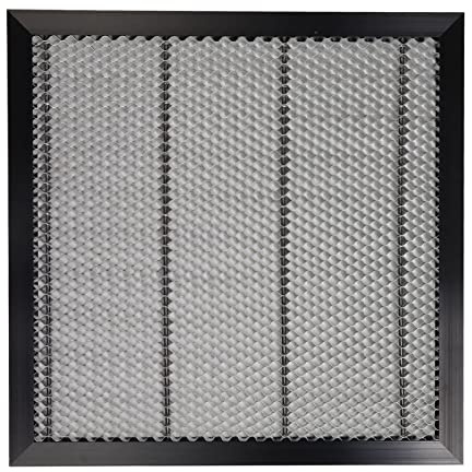 Lit en Nid D'abeille, Table de Travail en Nid D'abeille Usinée CNC 400 X 400 Mm, Conception de Grille Uniforme, Bonne Dissipation de la Chaleur Accessoires de Graveur
