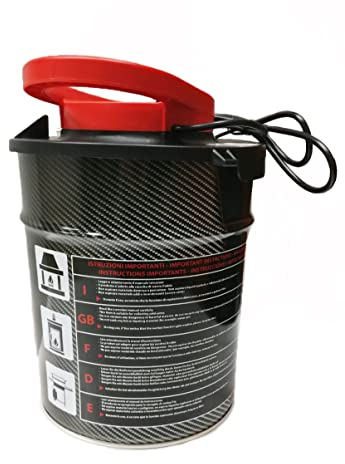 La zappa Aspirateur à cendres Minicen de 10 l 800 W, nettoyage poêle et cheminée à bois et granulés