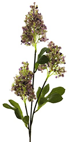 artplants.de Branche Artificielle Lilas FANGMEI, Violet, 80 cm - Fleur Artificielle