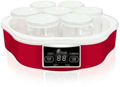 Yoghurt, Automatic Digital Yoghurt Maker with LCD Display Screen and Yoghurt Jars Make Natural Healthy Yoghurt at Home