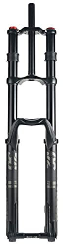 ZECHAO 27,5/29inch Fahrrad Federgabel MTB,Aluminiumlegierung 200mm Federweg Air Supension Frontgabel 20 * 110mm Achse Elektrofahrrad Fahrrad Federgabel (Color : Black, Size : 27.5inch)