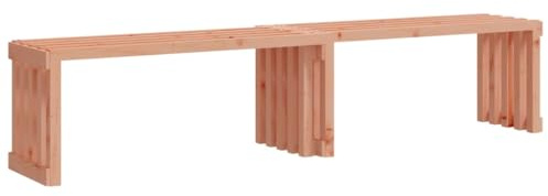 vidaXL Gartenbank Ausziehbar 212,5x40,5x45 cm Massivholz Douglasie