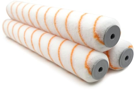 ROLLINGDOG Lot de 3 manchons de rouleau de peinture en polyester pour plafond, mur, sol, terrasse 45,7 cm