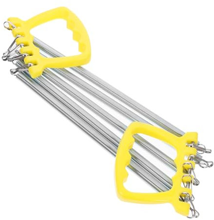 KICHOUSE Brustexpander Für Kinder Mit Elastischen Stahlfedern Fitness Expander Aus Hochelastischem Material Brusttrainingsgerät Für Arm Schulter Rücken Für Zuhause Fitnesszubehör