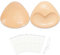 Egussi Coussinets de soutien-gorge en tissu, coussinets de poitrine, inserts adhésifs push-up, coussinets de poitrine pour bikini, maillot de bain, robe, Double face, S