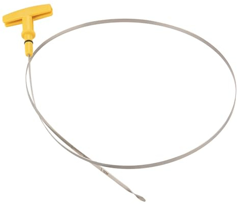 Engine Oil Dipstick - Compatible for Dodge Ram 1500 8 Cyl 5.2L, 8 Cyl 5.9L 1997-2001 | Stainless Steel & Yellow ABS Handle | Replaces 53020928