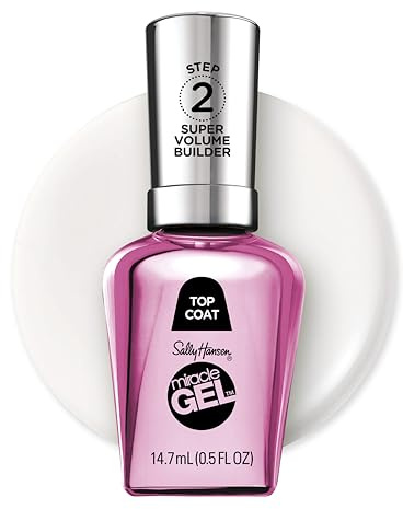 Sally Hansen Miracle Gel Nagellack Top Coat - SuperVolume Builder IV, 15 ml