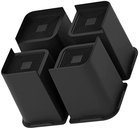 VICASKY 4pcs Raised Bed Foot Pad Furniture Risers Bed Leg Pads Chair Riser for Desk Legs for Table Use under Sofa Couch to Prevent Scratches
