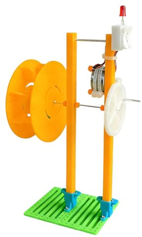 Hydroelectric Generator Toy - DIY Science Kit, Hand Crank DC Motor Power Experiment, STEM Building Project Teaching Aid, Renewable Energy Learning Model Prop For School Homeschools
